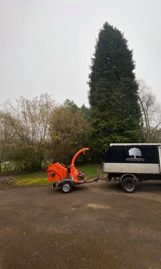 waterman tree co truck & chipper